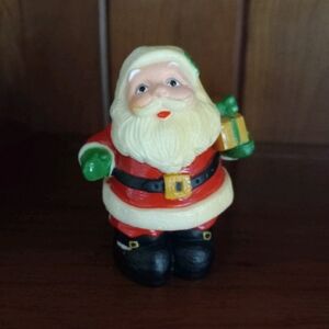 Vtg 1970s Hallmark Plastic Santa Claus Salt Shaker